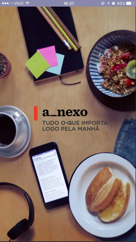 Captures d'écran de a_nexo - Tudo o que importa pela manhã