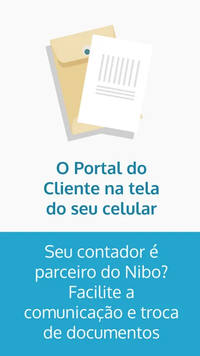 Tangkapan layar Nibo Empresa-Portal do Cliente