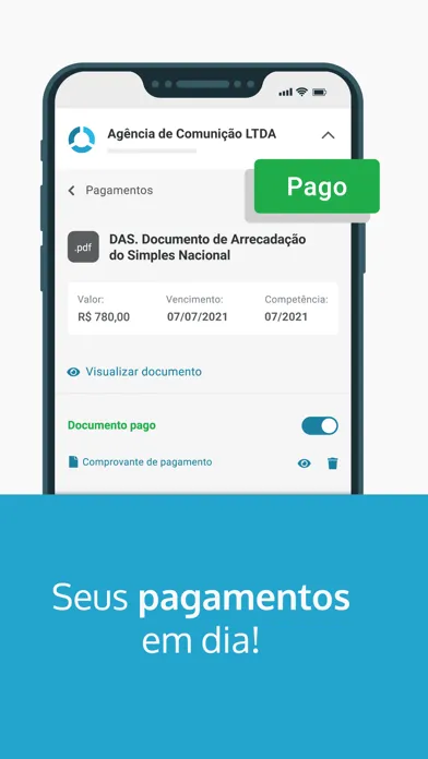 Tangkapan layar Nibo Empresa-Portal do Cliente