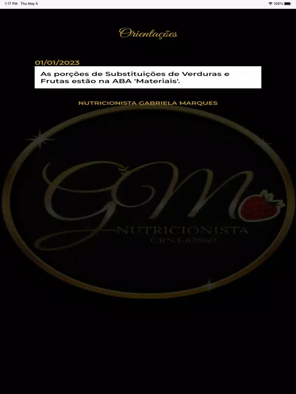 Скриншоты Nutri Gabi Marques iPad 