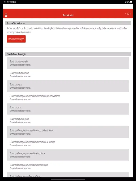 Tangkapan skrin Noma Vendas iPad 