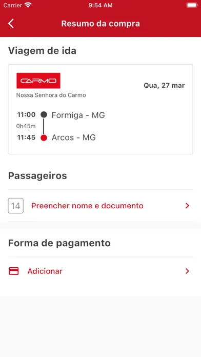 Viação Nossa Senhora do Carmo স্ক্রিনশট