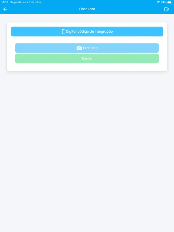 Ảnh chụp màn hình của Nosso ERP Connect iPad 