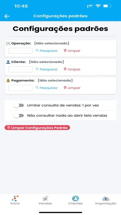 Ảnh chụp màn hình của Nosso ERP Connect
