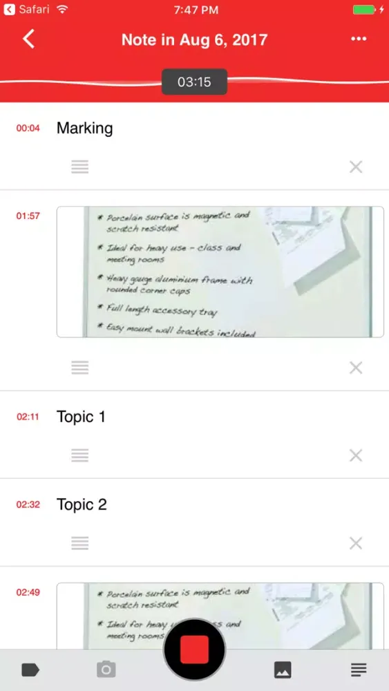 Capturas de pantalla de Take Notes - Audio and Synchronized Notes