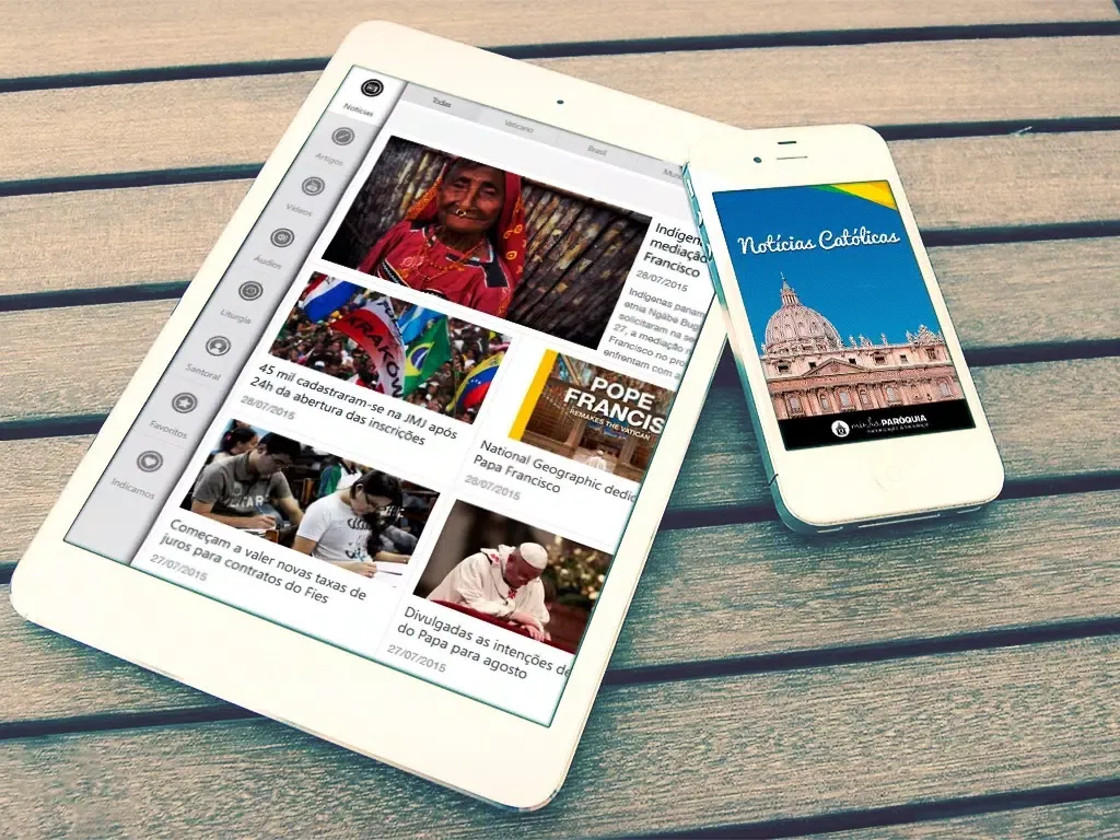 Скриншоты Notícias Católicas iPad 