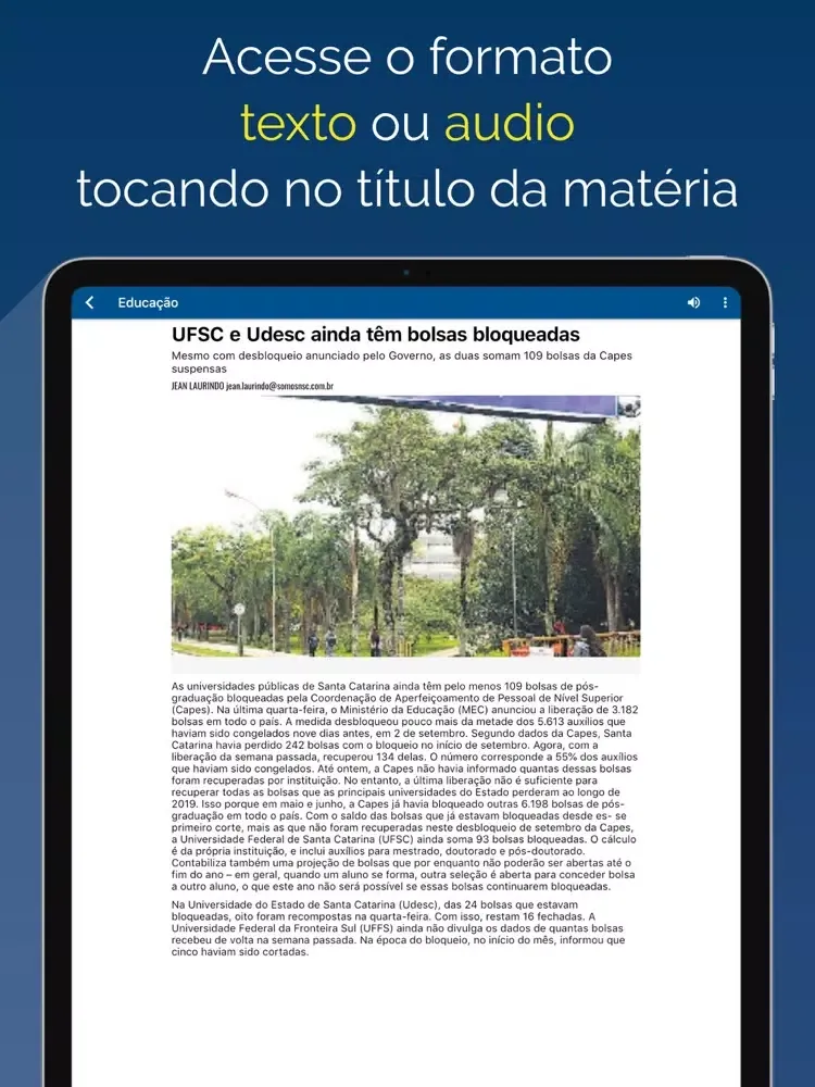 A Notícia Digital iPad  Screenshots