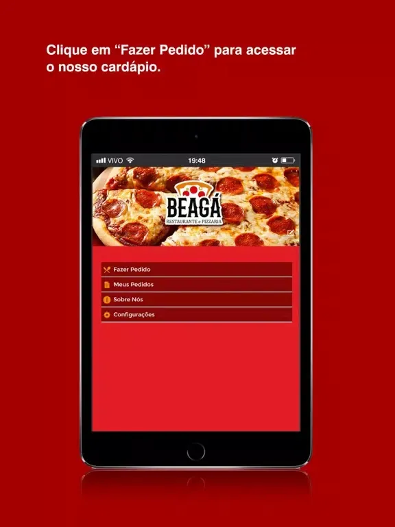 تصاویر Beagá Pizzaria iPad 