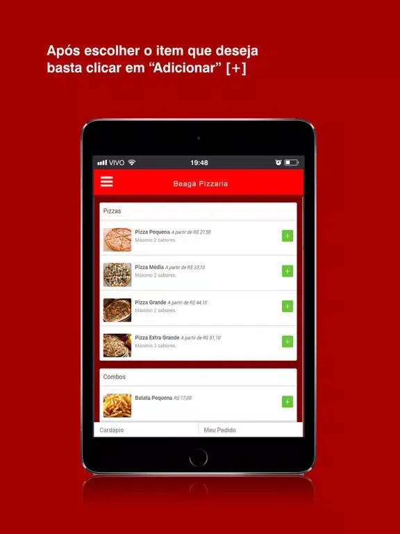 تصاویر Beagá Pizzaria iPad 