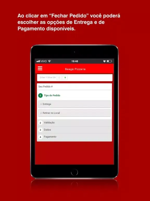 تصاویر Beagá Pizzaria iPad 