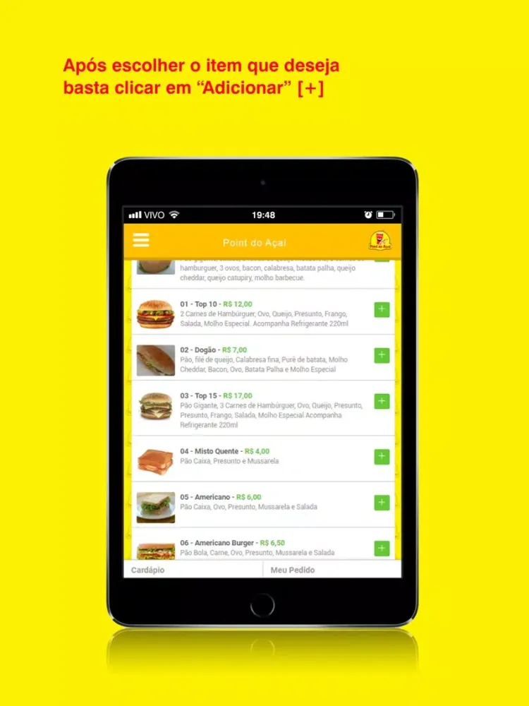 Point do Açaí iPad  Screenshots
