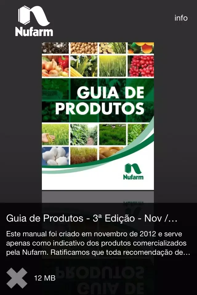 Nufarm - Catálogo de Produtos Screenshots