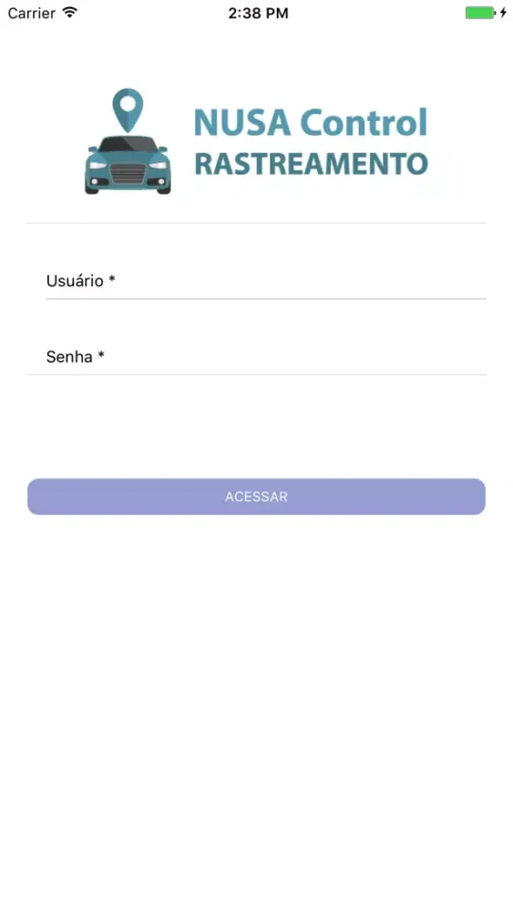 Screenshot di Nusa Rastreamento