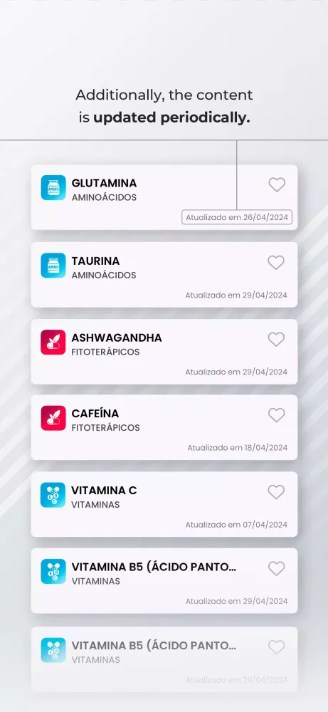 Nutrabook Screenshots