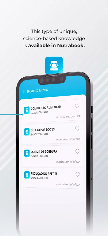 Nutrabook Screenshots