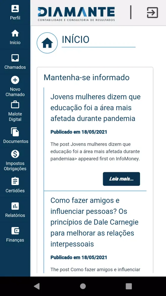 Diamante Contabilidade Screenshots