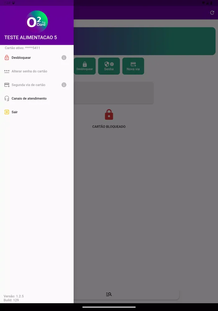 O2 Plus Card Screenshots