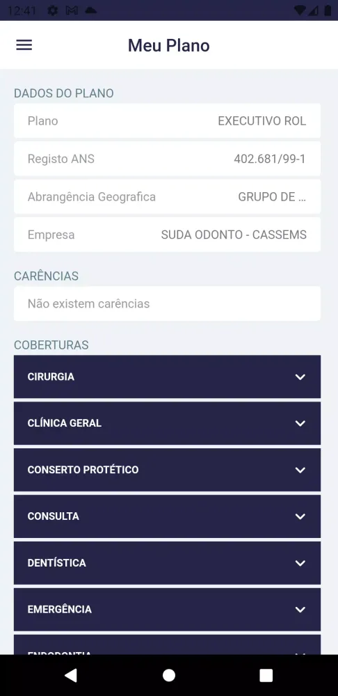 CASSEMS Odonto Screenshots