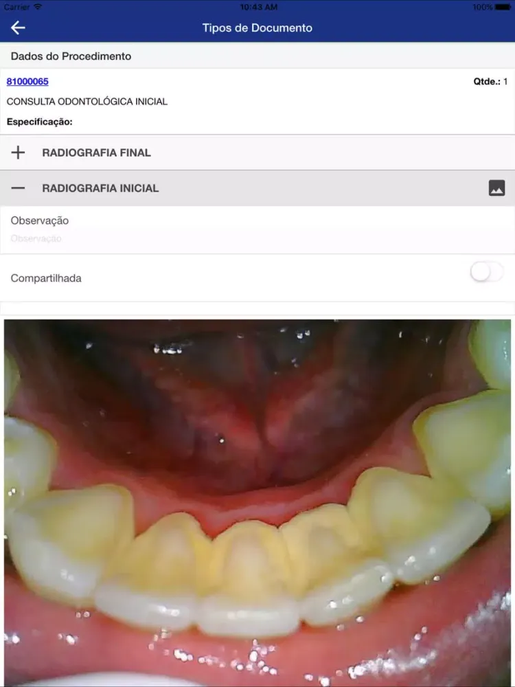 Captures d'écran de Compro Odonto Prestador iPad 