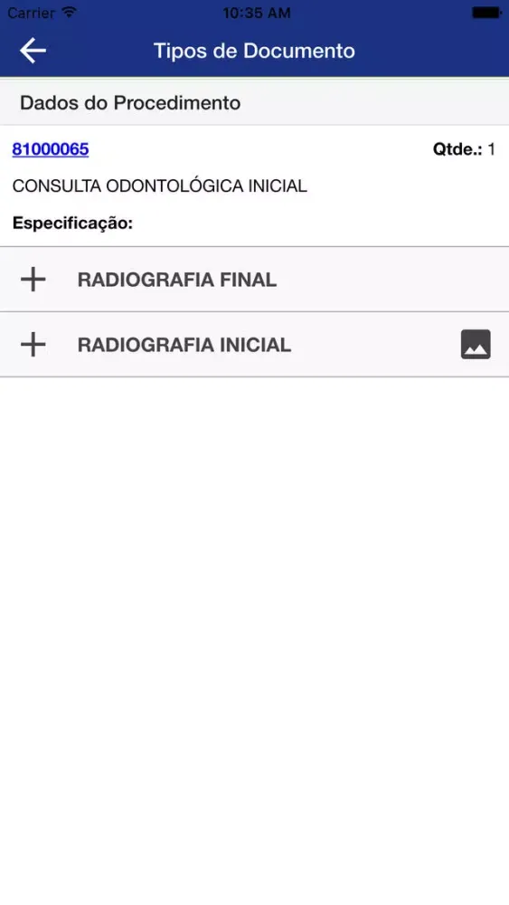 Captures d'écran de Compro Odonto Prestador
