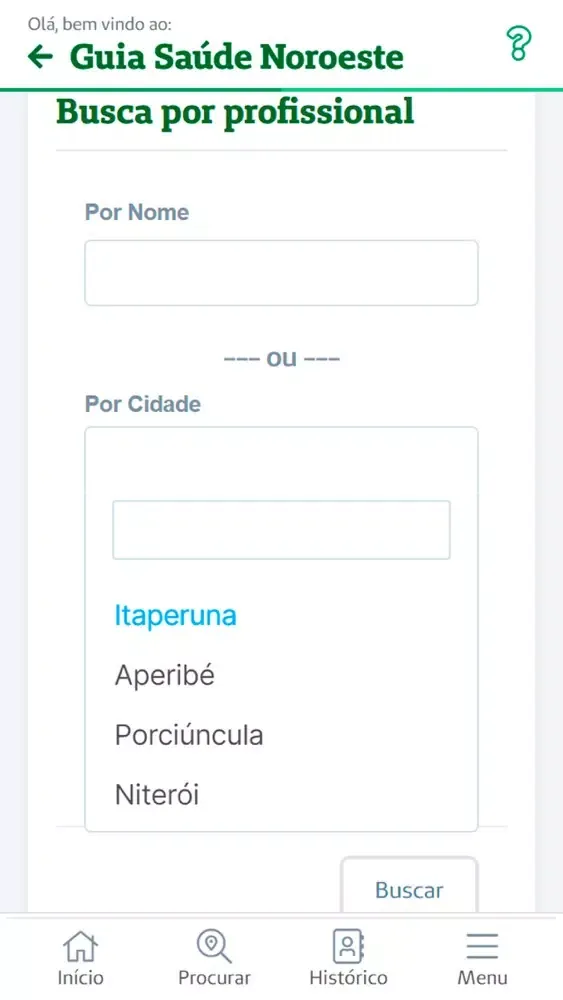Capturas de pantalla de Guia Saúde Noroeste
