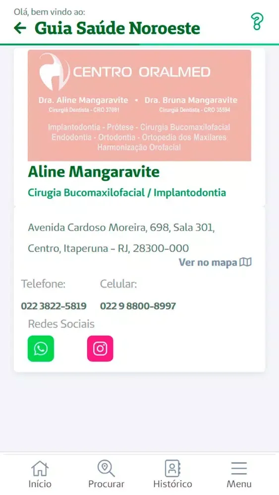 Capturas de pantalla de Guia Saúde Noroeste