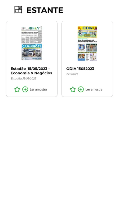 Screenshot di Oi News
