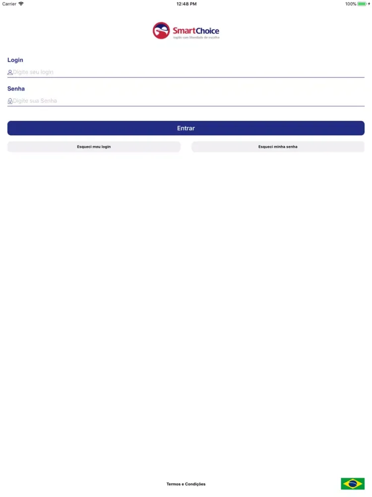 Tangkapan layar Smart Choice iPad 