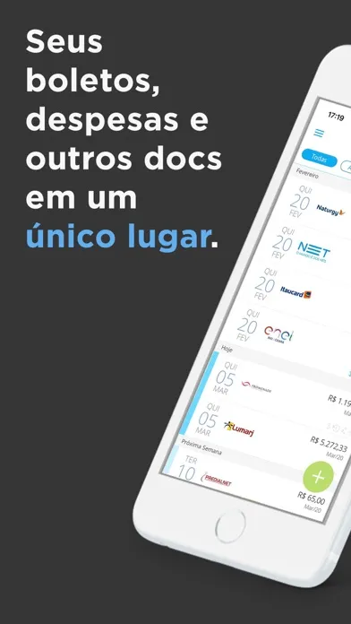 Capturas de pantalla de papelada - controle de gastos