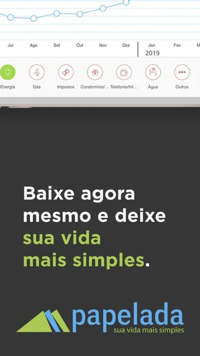 Capturas de pantalla de papelada - controle de gastos