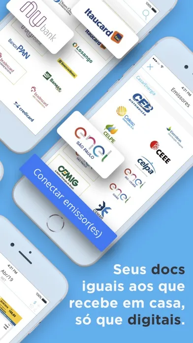 Capturas de pantalla de papelada - controle de gastos