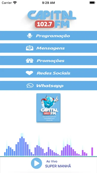 Capturas de pantalla de Rádio Capital FM