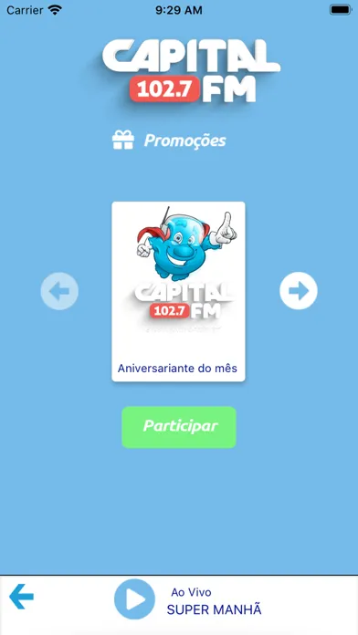 Capturas de pantalla de Rádio Capital FM