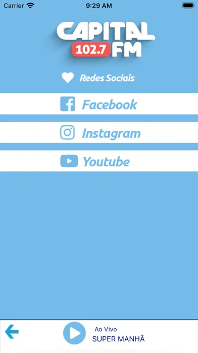 Capturas de pantalla de Rádio Capital FM