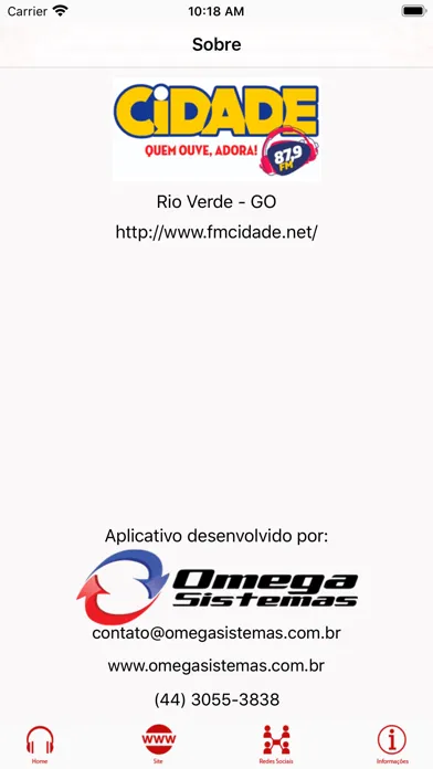 Cidade FM - Rio Verde स्क्रीनशॉट