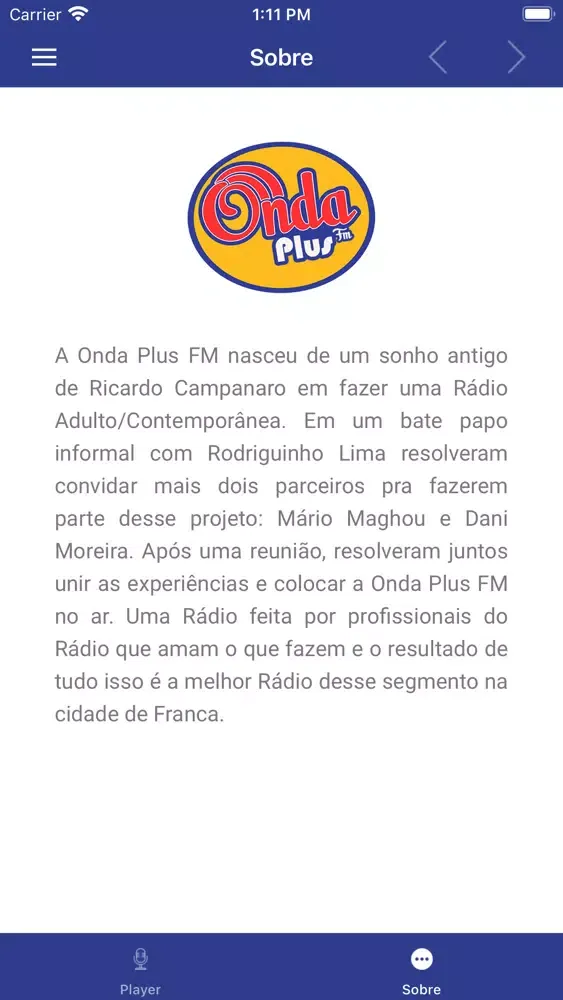 Capturas de pantalla de Radio OndaPlus FM