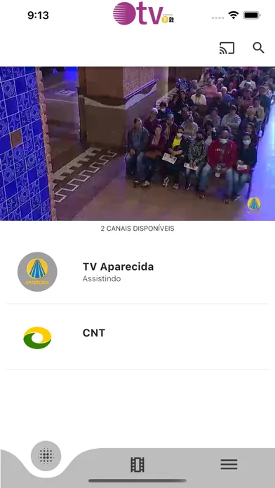 Tangkapan layar Minha One TV