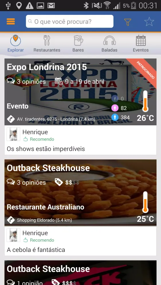 OnPlaces Screenshots