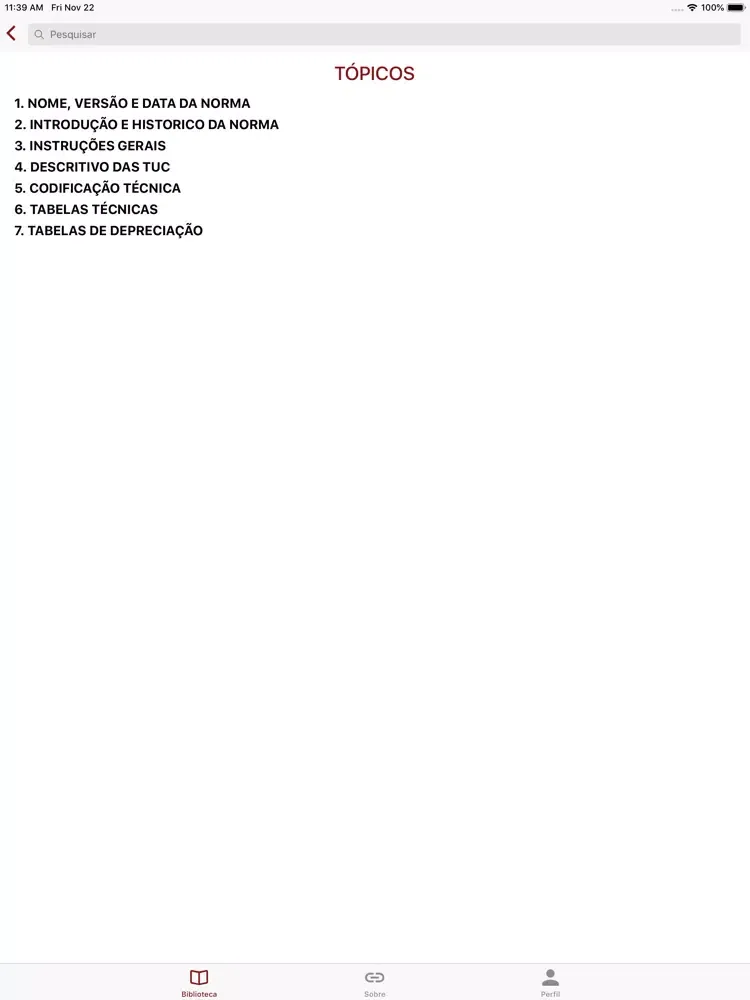 Zrzuty ekranu Delos Biblioteca iPad 