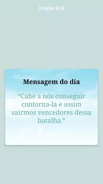 Zrzuty ekranu Oração e Fé