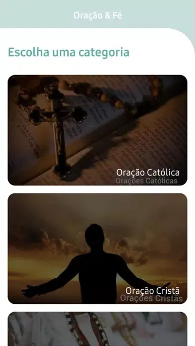 Zrzuty ekranu Oração e Fé
