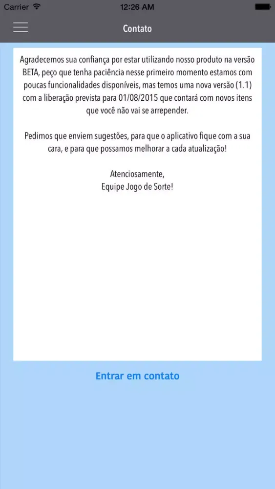 Captures d'écran de Jogo de Sorte - Loteria