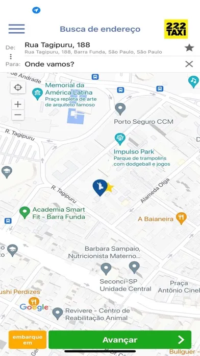 222 Táxi سکرین شاٹس