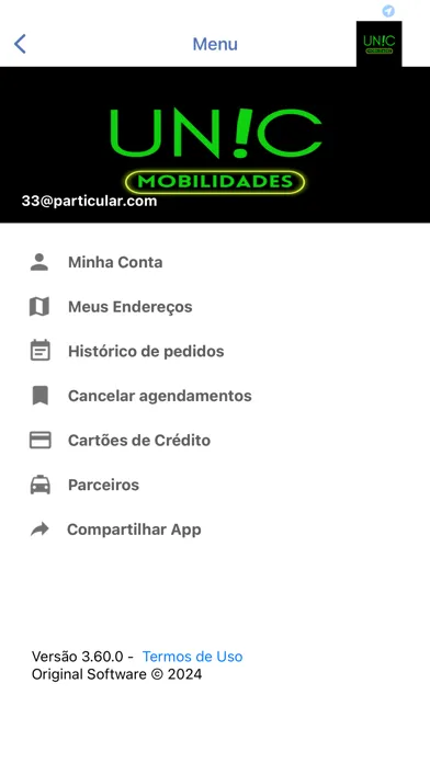 UNIC Mobilidades スクリーンショット