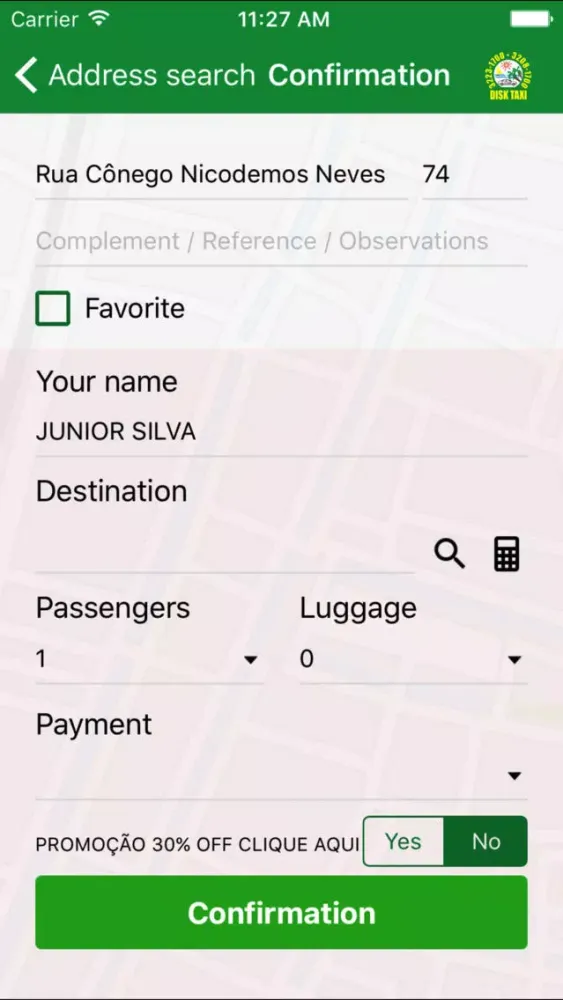 Tangkapan layar DISKTAXI.COM