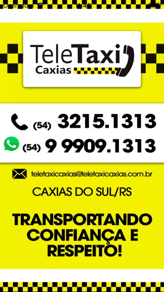 Tele Táxi Caxias Ekran Görüntüleri