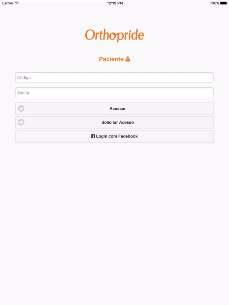تصاویر Orthopride Paciente iPad 