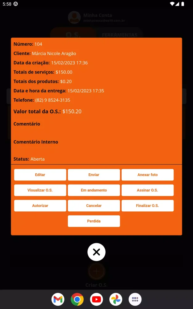 Capturas de pantalla de OS10