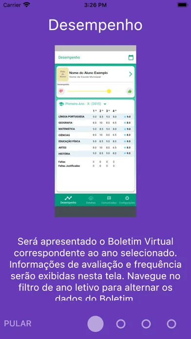 Zrzuty ekranu Portal do Aluno Osasco