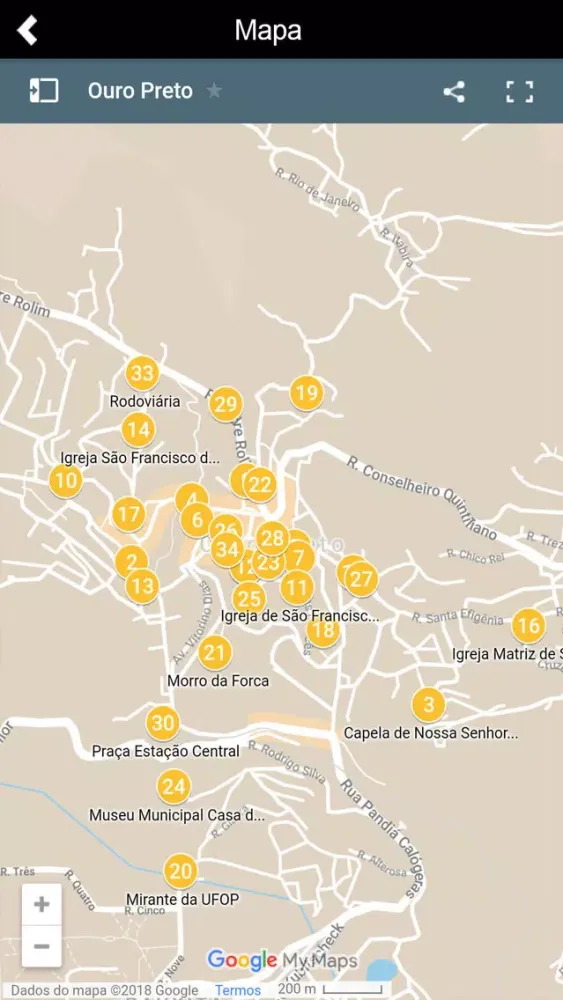 ภาพหน้าจอของ OURO PRETO 360